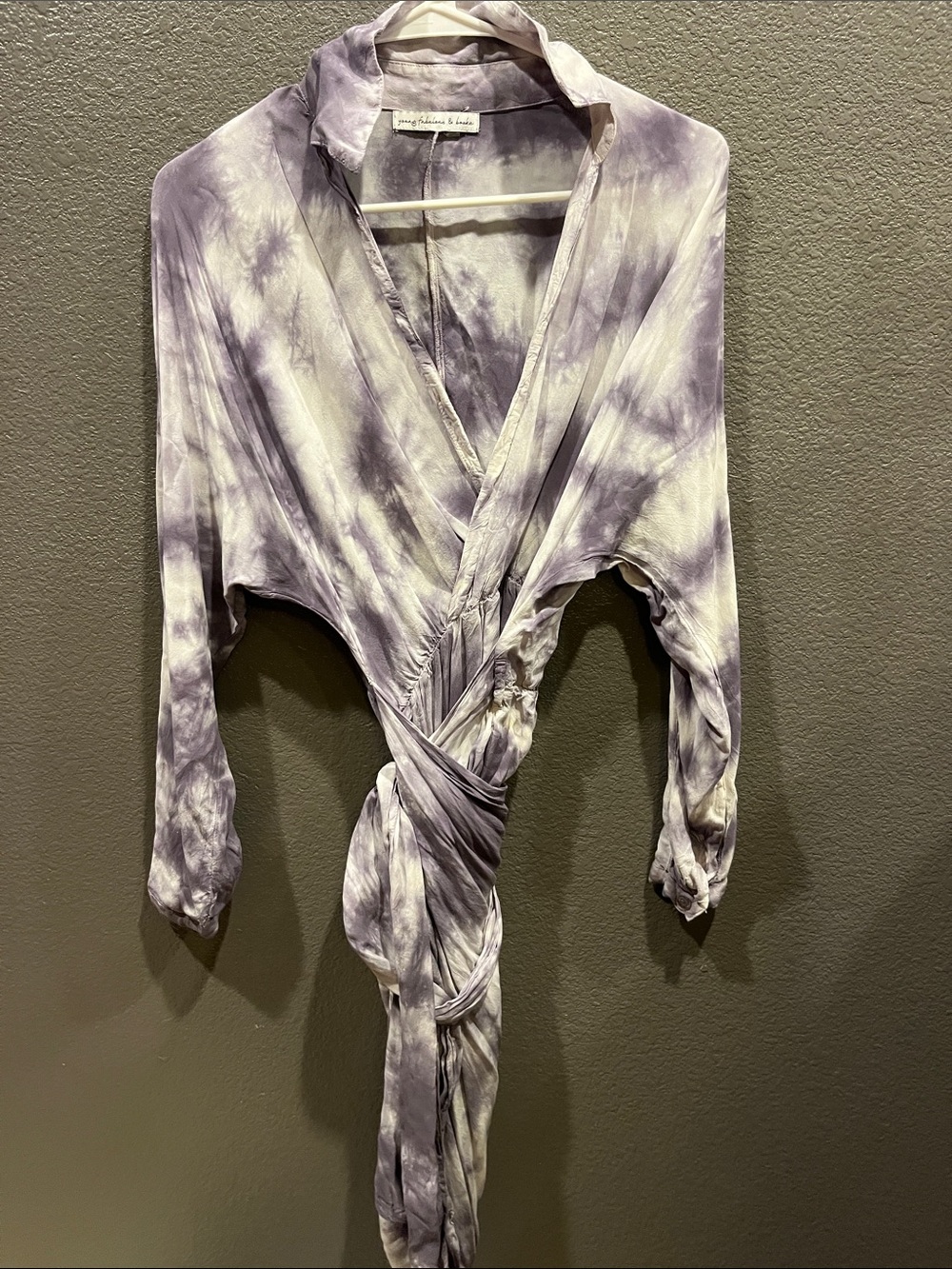 Young fabulous and broke wrap dress
